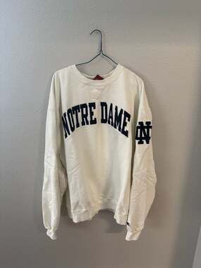 Vintage Champion Notre Dame Fighting Irish Crewneck Sweatshirt